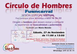Sesión "virtual" Círculo de Hombres de Fuencarral