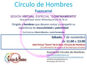 Sesión "virtual" Círculo de Hombres de Fuencarral